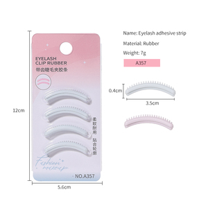 LMLTOP Almohadillas de silicona portátiles de alta calidad <span class=keywords><strong>para</strong></span> rizador de <span class=keywords><strong>pestañas</strong></span>, 4 unidades/juego, antiescaldaduras, repuesto de dientes de peine <span class=keywords><strong>para</strong></span> rizador de <span class=keywords><strong>pestañas</strong></span> - Product Image 5