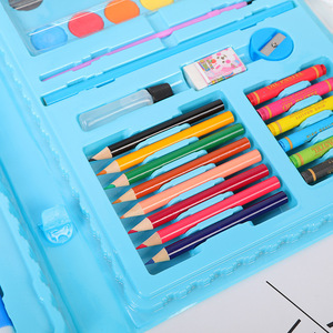 Set di pennelli per bambini 68 pezzi <span class=keywords><strong>pastelli</strong></span> ad acquerello <span class=keywords><strong>con</strong></span> matita colorata da disegno a matita regalo di festa - Product Image 6