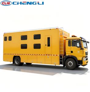 รถบรรทุกแคมป์ปิ้ง Sinotruk Howo 8 ที่นั่ง รุ่น Clw 4x2 บำรุงรักษาง่าย พร้อมเตียงพับได้ สำหรับการผจญภัยกลางแจ้งและการเดินทางบนถนน - Product Image 2