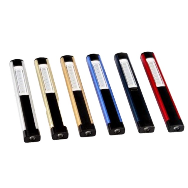 Manufacturer Rechargeable Work Light With Flashlight, Portable 250lm Penlight for Inspection LED Industrial Rechargeable Battery
