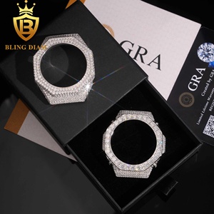 Cassa, Lunetta e Chiusura Iced Out Tempestate di Moissanite VVS Colore D per Orologi GA2100 - Supera il Test del Diamante con Certificato GRA all'Ingrosso - Product Image 1