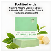 Savon pour homme Total Moisture Natural - Savon 2-en-1 pour le visage et le corps - Ingrédients à base de plantes - Beurre de thé vert