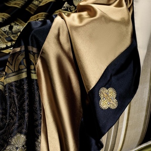 ชุดเครื่องนอนผ้าฝ้ายแจ็คการ์ดแบบมัดย้อมด้วยเส้นด้ายที่มีความแม่นยำสูงผ้าแจ็คการ์ดเป็นมิตรกับผิว4/6/8ชิ้น - Product Image 5