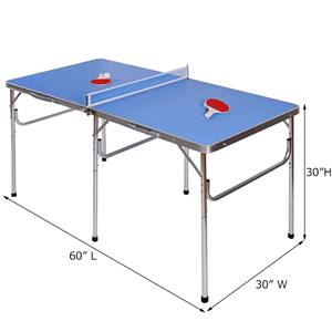 Mesa de Picnic Plegable Moderna y Ligera Tipo Caja, Ideal para Exteriores, Mesa de <span class=keywords><strong>Ping</strong></span> Pong para Patio, Gran Venta - Product Image 3