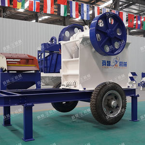 Máquina De Triturador De Concreto Triturador De Pedra Triturador De Pedra Triturador De Pedra Diseal Motor Pequeno Jav Mini Britador De Mandíbula e Tronnel Móvel - Product Image 4