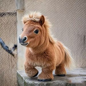 Nouveau jouet en peluche auto-mobile écologique pour chien jouets interactifs pour chiens et chats Style dessin animé poney électrique jouet de poupée en peluche - Product Image 5
