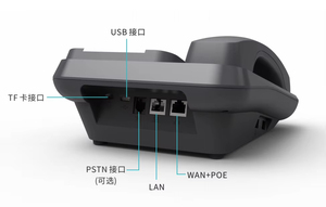 Teléfono VoIP con Pantalla de 8 Pulgadas, DLNA, para Hospitales y Cuidado de Ancianos, Audio HD Inalámbrico, 6 Líneas SIP, Centro de Llamadas, PSTN, Wifi, POE, IP para Emergencias - Product Image 3