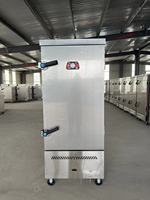 Fabrieksgroothandel 10-laags rijststoommachine, commerciële gasrijststoommachine voor restaurants