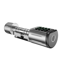 Serrure de porte électronique à bouton-poussoir à empreinte digitale certifiée EN15684, IP66, compatible Tuya App, pour portes en bois/acier, Cloud - Meilleures ventes