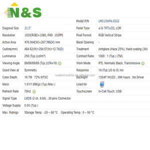 21.5 "1920*1080 FHD IPS โมดูล LCD ใหม่ต้นฉบับสำหรับอุตสาหกรรมการควบคุมทางการแพทย์อุปกรณ์ยานยนต์ LM215WFA-SSG2 - Product Image 2