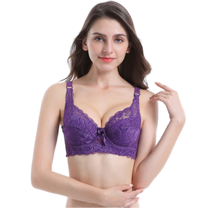 Haute qualité dames Sexy dentelle <span class=keywords><strong>soutien</strong></span>-<span class=keywords><strong>gorge</strong></span> Transparent <span class=keywords><strong>sans</strong></span> bretelles tricoté sous-vêtements Push-Up mince <span class=keywords><strong>grande</strong></span> <span class=keywords><strong>taille</strong></span> femmes caractéristique crochet fermeture - Product Image 1