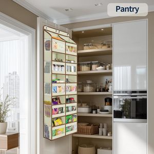 <b>Over</b> The <b>Door</b> Organizer 10 Compartments 80 Lbs Capacity Heavy Duty Storage For Closet And Nursery - Product Image 5