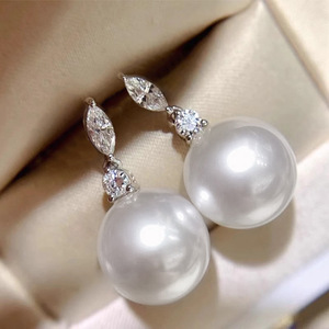 Pendientes de Perlas de Imitación Marquise para Mujer, Joyería de Moda para Uso Diario y Fiestas - Product Image 2