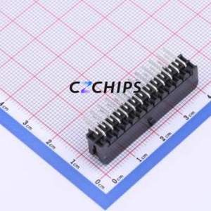 HC-MX3.0-2*12AW Wire-to-Board Pin Header Bent Lead Through Hole,P=3mm Connector 2x12P 3mm Right Angle Insert Micro-Fit (MX 3.0) - Product Image 2