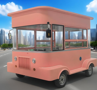 Camionnette alimentaire électrique personnalisée, mini-remorque pour hamburgers, café, glaces, poulet frit, restaurant, chariot de restauration