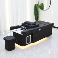 Chaise de spa électrique réglable, design moderne, circulation d'eau, massage thaïlandais, shampooing, pédicure, portable, céramique, salon, atelier