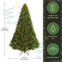 Sapin de Noël artificiel en cèdre de luxe, grand format, le plus réaliste, pour intérieur, écologique, haute qualité, avec base autoportante, personnalisable OEM