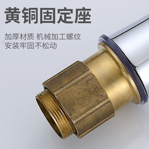 <b>Copper</b> Basin Faucet Single Hole Deck Mounted Single <b>Handle</b> Ceramic Valve Core For Bathroom Sink - Product Image 4