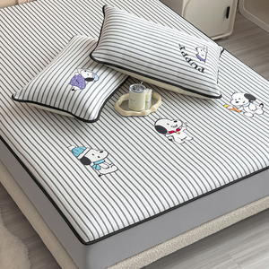 Offre Spéciale dessin animé broderie couvre-lit ensemble Cool haricot refroidisseur taie d'oreiller résistant à l'eau lavable matelas pliant - Product Image 3