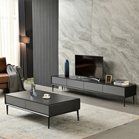 Table Basse en Bois Moderne Minimaliste Écologique Durable Personnalisable avec Rangement Latéral pour Salon Appartement Hôtel