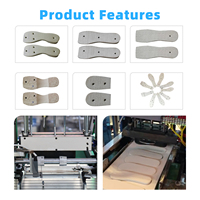 Machine de découpe CNC entièrement automatique à grande vitesse pour semelles de chaussures, talons, semelles inclinées et traitement des garnitures intérieures