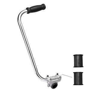 Extension de poignée de <span class=keywords><strong>tondeuse</strong></span> à gazon ergonomique réglable, poignée souple en alliage d'aluminium, taille-haie de jardin confortable - Product Image 2