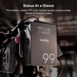 <span class=keywords><strong>Batterie</strong></span> SMALL RIG V Mount VB99 Pro 6700mAh 99Wh 14.8V Support de <span class=keywords><strong>batterie</strong></span> 100W PD USB-C chargeur rapide-4430 - Product Image 6