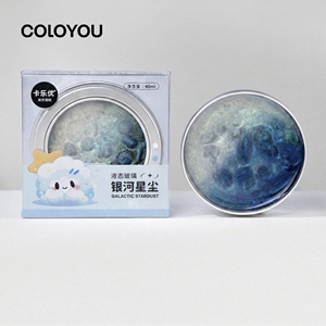 COLOYOU Masilla de Modelar Sin Olor No Tóxica Estilo Nebulosa Estrella Galaxia Juguete STEM Alivio del Estrés 8 Colores Juguete Científico Edades - Product Image 1
