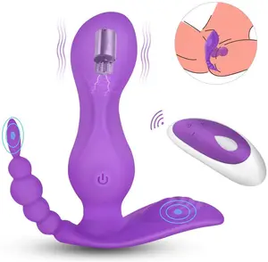 2020 yeni en çok satan yapay penis üzerinde kayış kadınlar için uzaktan kumanda kelebek vibratör 10 fonksiyon vibratör USB şarj edilebilir