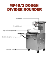 Diviseur de pâte à tortilla machine à arrondir