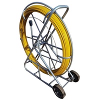 Aiguille de Tirage en Fibre de Verre 6 mm, Tire-Câble Optique pour Conduits 300 m