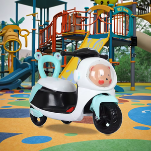 มอเตอร์ไซค์ไฟฟ้าสำหรับเด็กสไตล์วินเทจคลาสสิก ทนทาน ขับเคลื่อน 3 ล้อ พร้อมเสียงสมจริง สำหรับความสนุกสนานกลางแจ้งของเด็กๆ - Product Image 4