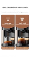 Machine à café électrique automatique à portion individuelle compatible avec les dosettes ESE pour le bureau, préparation de café multi-capsules