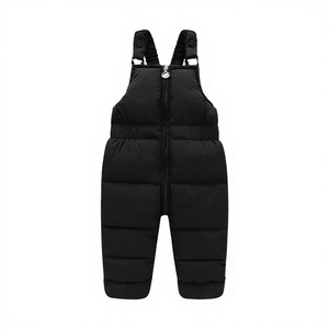 Wholesale Windproof Breathable <b>Winter</b> Unisex Polyester Down Cotton Full Length Pants Zippered <b>Overall</b> - Product Image 2