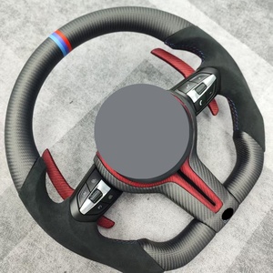 Volante Deportivo de Fibra de Carbono LED para BMW E70 X5 E71 X6 E90 E91 E92 E93 E89 Z4 E81 E82 E87 E39 330i X5 F15 - Product Image 5