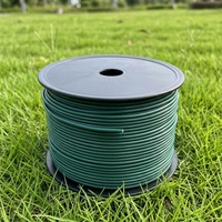 Cable de Aluminio Verde SPT-2 de 18 AWG y 500 Pies para Iluminación Navideña, Cable de Extensión Eléctrica para Navidad