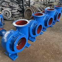 Pompe centrifuge haute capacité 7,5 CV série HW en fonte pour l'irrigation et le drainage des grandes surfaces agricoles
