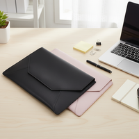 Étui pour ordinateur portable en cuir PU, sac, porte-documents, porte-lettres avec plusieurs compartiments pour une utilisation professionnelle au bureau