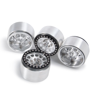 ดุมล้อ1.9บีดล็อคโลหะ1ชิ้นสำหรับรถตีนตะขาบบังคับวิทยุ1/10 TRX4 SCX10 D90ชิ้นส่วนอัพเกรด4WD