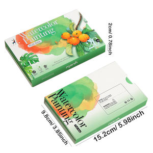 Kit de pintura de acuarela con pincel, <span class=keywords><strong>libro</strong></span> creativo para colorear y dibujar con paisaje y artista de diseño floral - Product Image 6