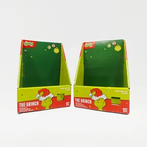Iklan Pop karton meja tampilan PDQ kertas kotak Unit karton kecil meja konter atas pajangan berdiri