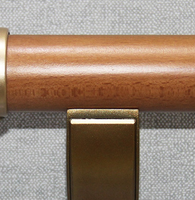 Main courante murale en bois massif de 35 mm au design moderne, barre de maintien ronde pour personnes âgées, pour couloirs et terrasses