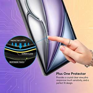 ฟิล์มกระจกนิรภัยกันรอยสำหรับแท็บเล็ต iPad 9H  ฟิล์มกันรอยหน้าจอสำหรับ iPad Air 11 2026 - Product Image 6