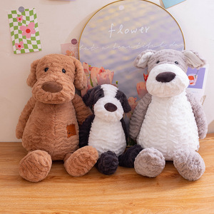 Peluches pour machines à attraper, Chien Schnauzer, Golden Retriever, Border Collie, Poupées apaisantes, Poupées animaux de compagnie, Lot mixte - Product Image 1