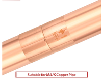 Raccord en cuivre C X C de 1 pouce, embout roulé, Pro Pack |   Raccords de plomberie à tête hexagonale filetés NPT à souder
