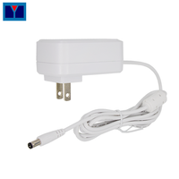 Adaptateur secteur AC/DC 5V 12V 24V 2025 en matériau PC, prise US EU UK pour système de sécurité de sonnette