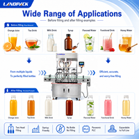 Machine de remplissage automatique de bouteilles de jus de fruits liquides chauds de 1 litre