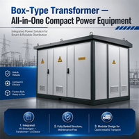 Sous-station de transformateur de distribution d'énergie de cabine préfabriquée en forme de bobine compacte triphasée personnalisée