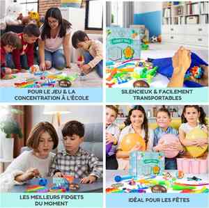 OEM Customized Crochet <b>Fidget</b> Toys 44pcs Adhd Relief Ring Gun Corporate Gifts with Personalized Logo Novelty & Gag Toys - Product Image 6