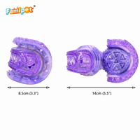 Jouet de nettoyage dentaire pour animaux de compagnie en TPR, nouveau design durable, vente en gros personnalisée par le fabricant Famipet, jouets d'alimentation lente pour chiens